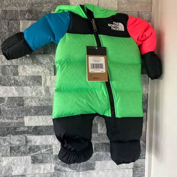 The North Face Other - Infant NORTH FACE Baby 96 Nuptse 1 Piece  Chlorophyll Green-0-3 Months